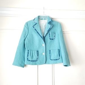 BANANA REPUBLIC Turquoise, Blazer Jacket